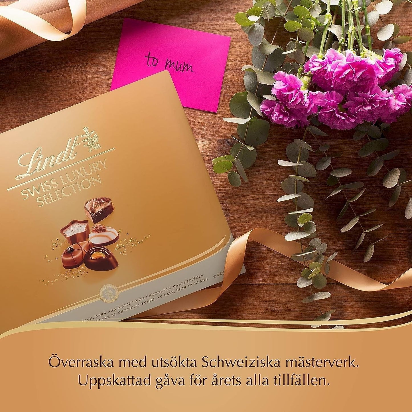 Chocolates Lindt - Selección de lujo suizo (445g)