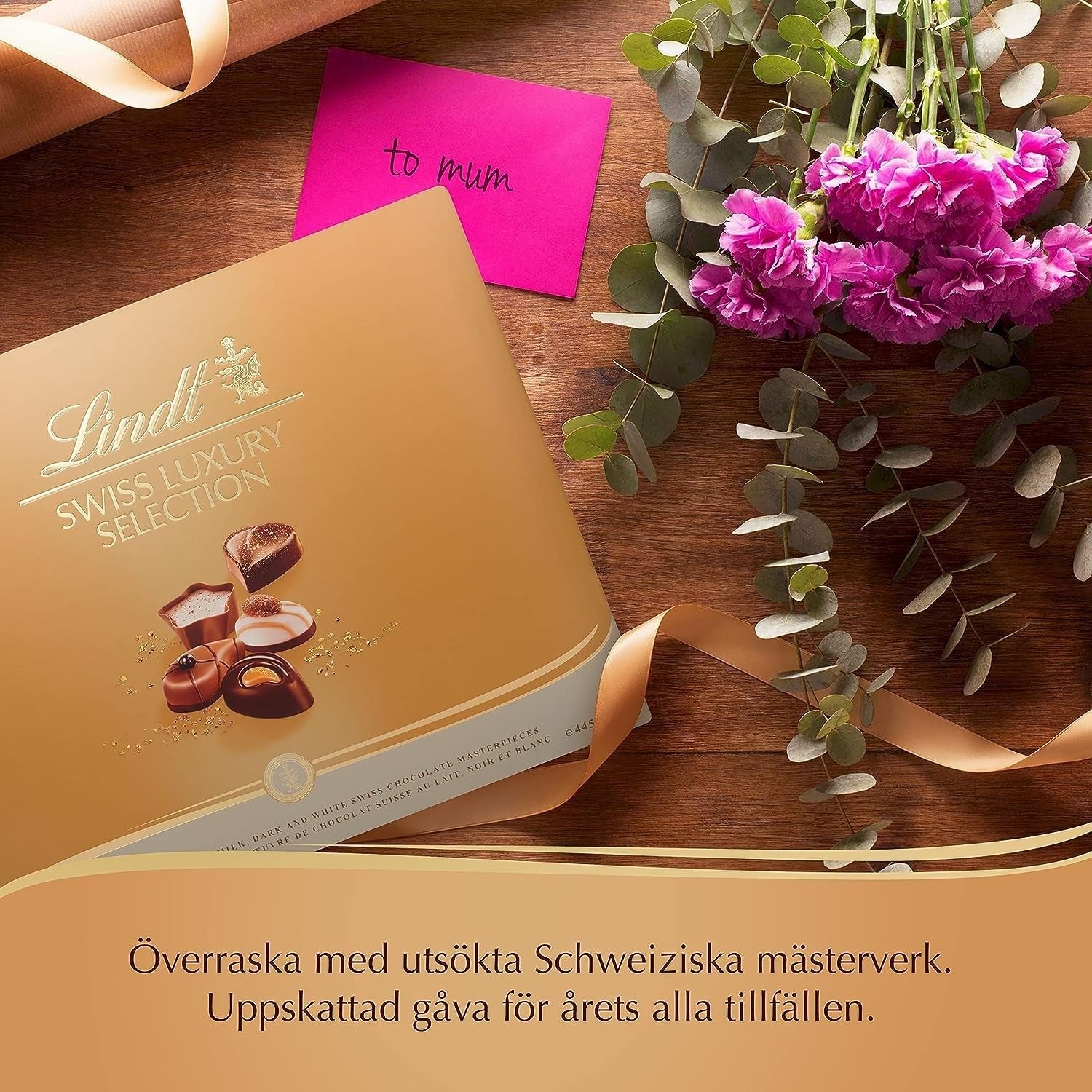 Chocolates Lindt - Selección de lujo suizo (445g)
