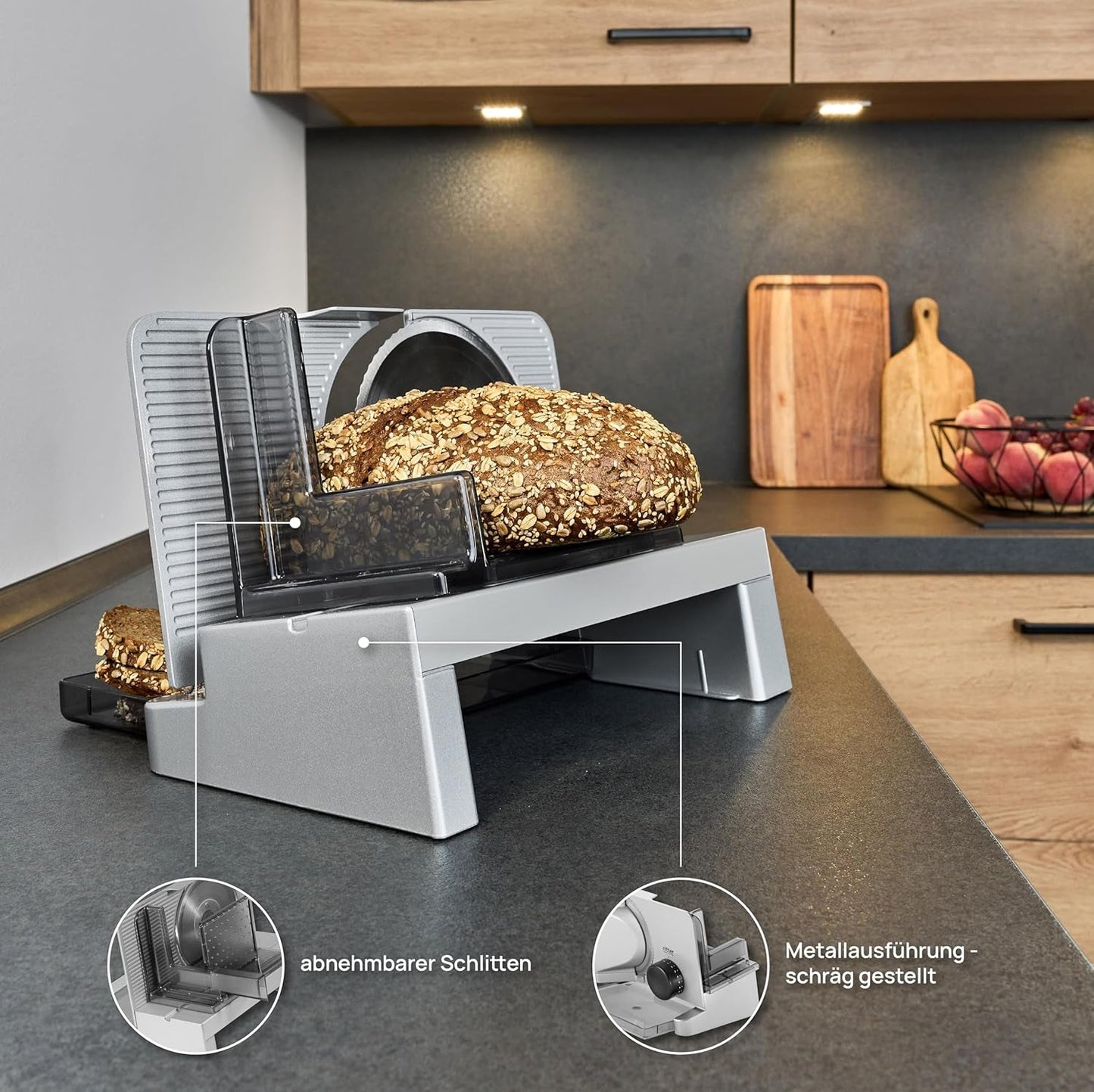 Ritter E 16 Duo plus Cortadora eléctrica multifuncional, made in Germany Ralladores y Rebanadores Naty Shop