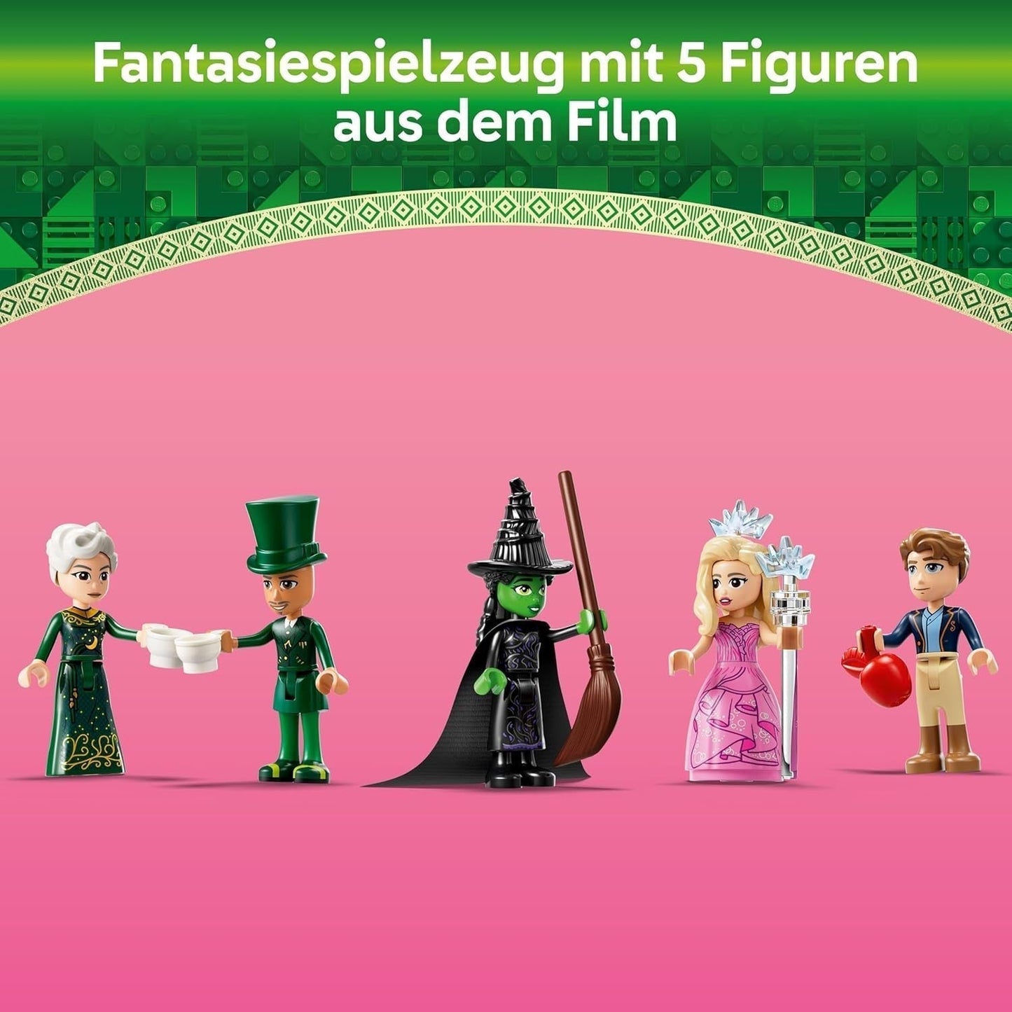 Torre de juguete LEGO Wicked Bienvenidos a Emerald City, minimuñecas de Glinda y Elphaba, regalo para cinéfilos y niñas y niños a partir de 9 años amantes de las casas de muñecas 75684 Juegos de construcción Besuche den LEGO-Store