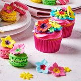 Funcakes Colorante Alimentario en Gel Rosa Cereza: Colorante alimentario altamente concentrado para masa, crema, fondant, mazapán, bollería, fácil dosificación, gotas individuales para crear colores vibrantes, Halal, 30g