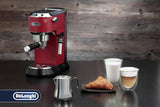 De'Longhi Milk Pitcher DLSC060, jarra de leche para espumar manualmente, mango ergonómico, capacidad 350 ml, acero inoxidable