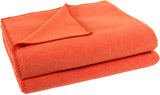 Manta Zoeppritz en color: Rojo, Fabricada en 65% Poliéster, 35% Viscosa, Medidas: 160X200 Cm, 103291-235-160X200 Zoeppritz Camas y Mantas Desde 1828 265 Papaya 160 X 200 Cm