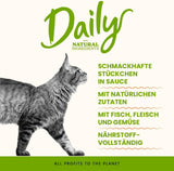 Almo Nature Daily - Comida húmeda para gatos - Atún y Salmón - 70g, Paquete de 30