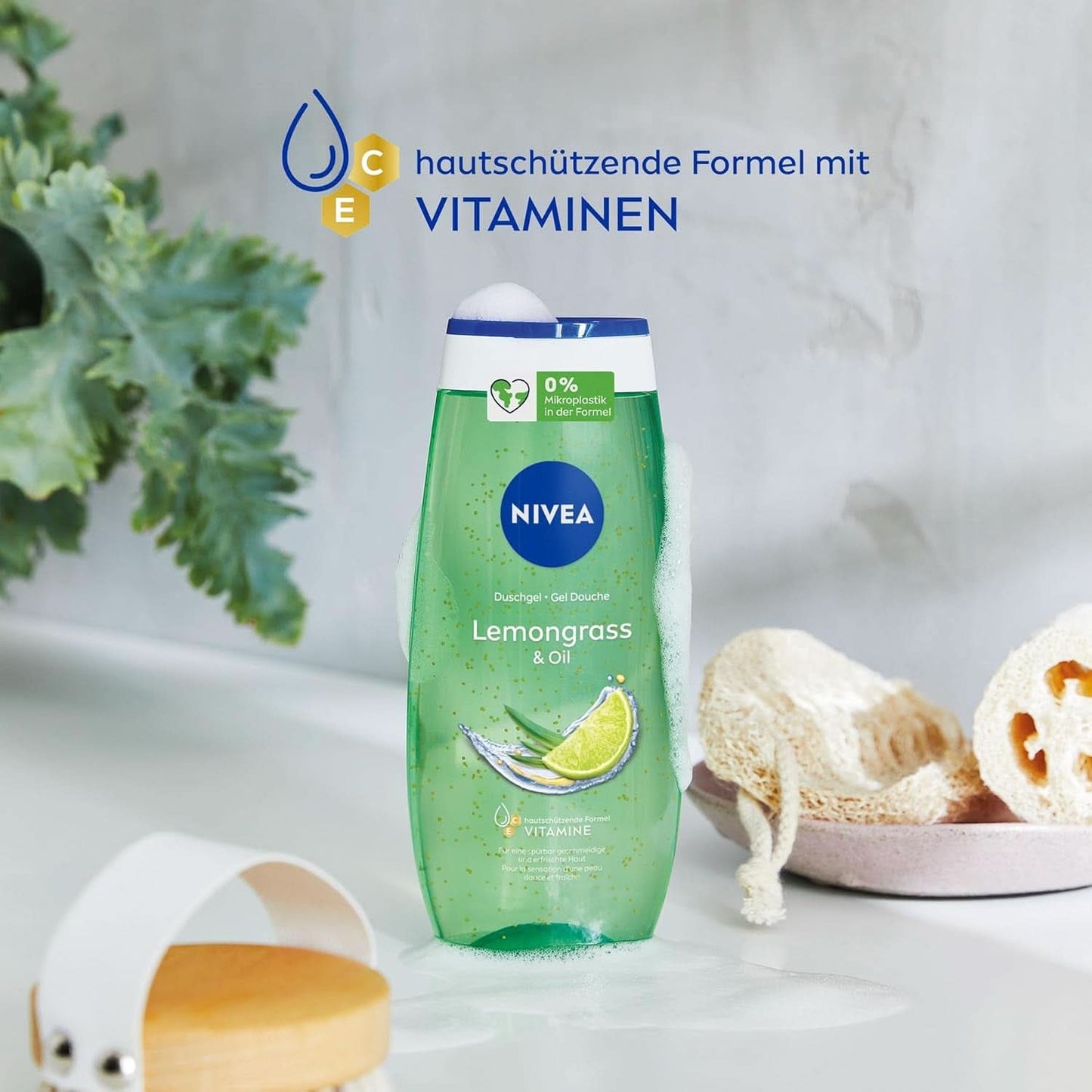 NIVEA Gel de ducha Lemon Grass And Oil, 250 ml Ducha y baño Naty Shop