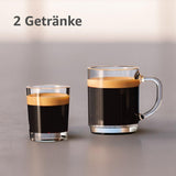 PHILIPS Cafetera espresso automática serie 2200 - 2 especialidades de café, pantalla táctil, espumador de leche clásico, molinillo cerámico, negro mate (EP2220/10)