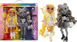 Edición especial Rainbow High Shadow High - Madison Twins Sunny y Luna - 2 muñecas de moda en trajes de diseñador amarillo y gris, mezcla y combina con accesorios - Para coleccionistas y niños de 4 a 12 años