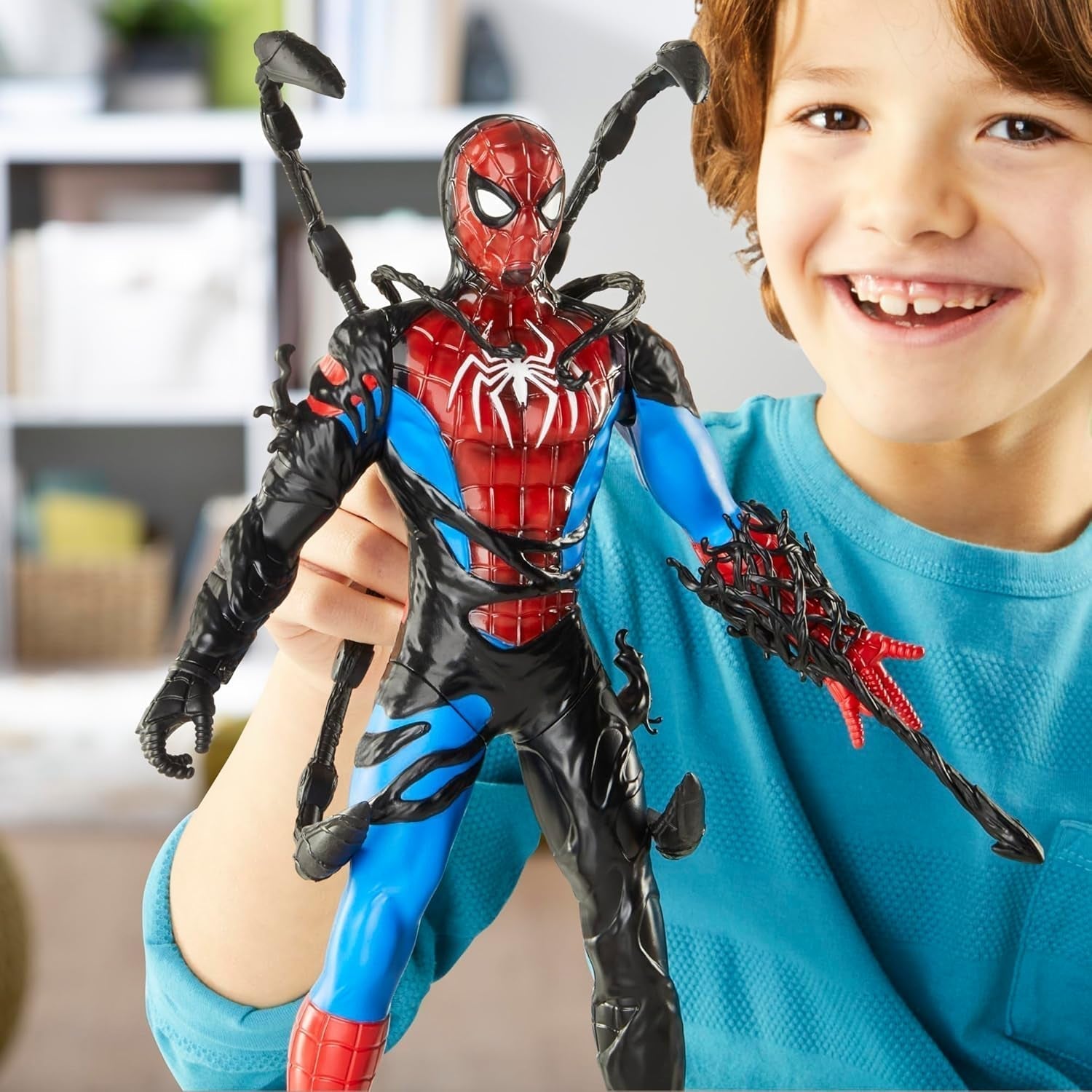Figura de acción Marvel Spider-Man Venomversus Spider-Man Color Changer con accesorios Figuras de acción Naty Shop