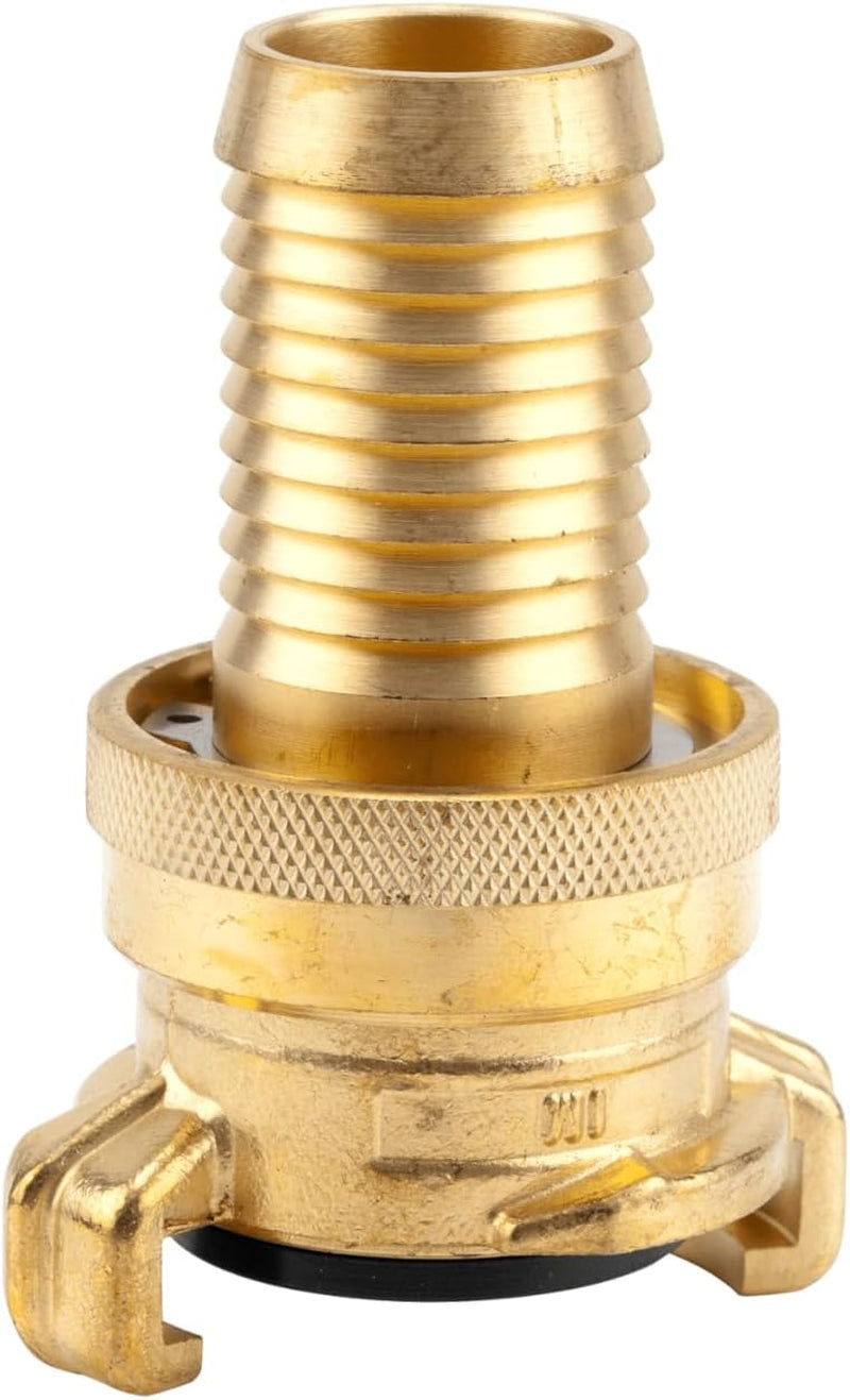 Racor roscado de latón Gardena: conector de latón para conexión por ambos lados, p. a bombas, rosca de tubo 26,5 mm (G 3/4 pulgadas) (7260-20)
