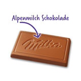 Naps Alpine Milk 1 x 1 kg, mini cuadrados de chocolate fino de chocolate con leche alpino que se derriten en la boca, caja (paquete de 2)