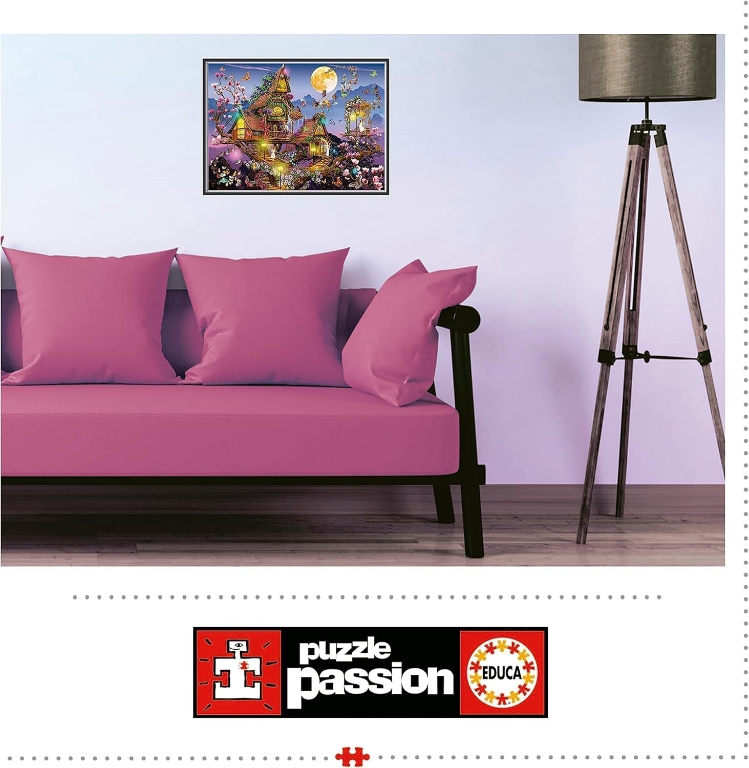 Educa - Puzzle 500 piezas para adultos | casa de hadas, puzzle de 500 piezas para adultos y niños a partir de 11 años, fantasía, cuentos de hadas, hadas (19554) Puzzle Naty Shop