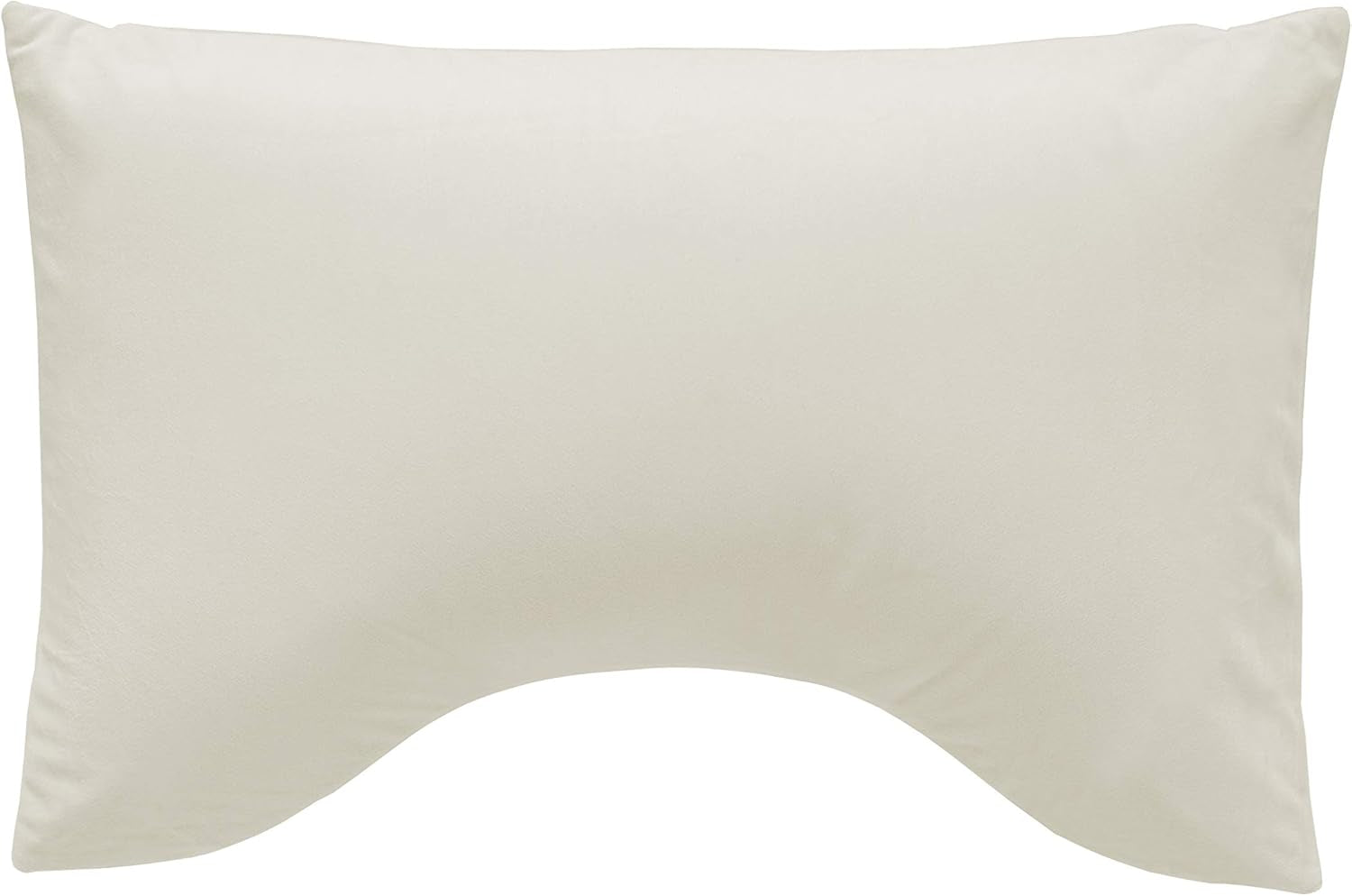 Traumnacht Exklusiv almohada especial para dormir con espuma viscoelástica, 40 X 60 cm, gris, certificado Oeko-Tex, producida según el estándar de calidad alemán Naty Shop almohadas estándar Crema 1 pieza (1 paquete)