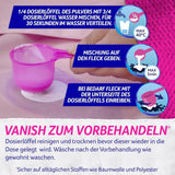 Vanish Oxi Action Powder Pink - 1,125 Kg - Polvo quitamanchas y mejorador de la ropa sin cloro - para ropa de color Detergentes para la ropa Naty Shop