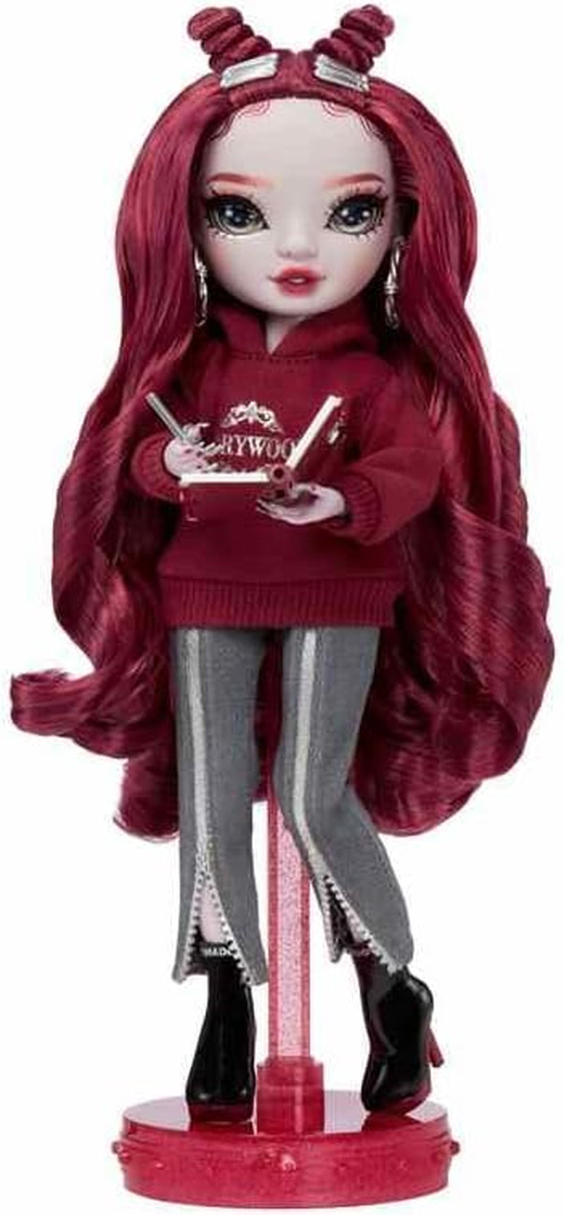 Rainbow High Shadow High Series 3 - Scarlett Rose - Muñeca de moda granate - Conjunto de moda y más de 10 accesorios de juego coloridos - Ideal para coleccionistas y niños de 4 a 12 años