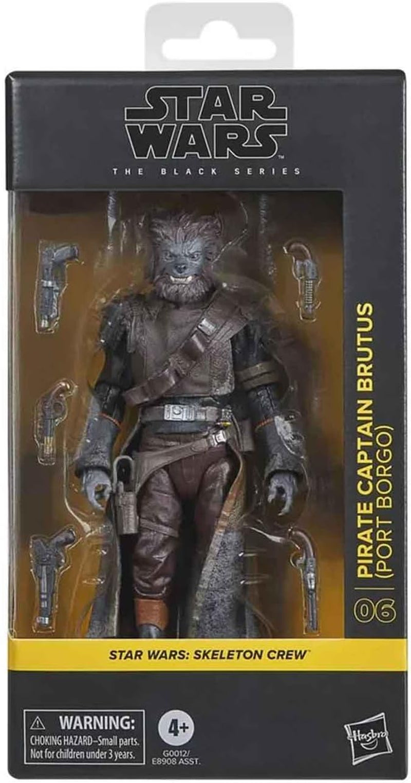 Star Wars Black Series Capitán Pirata Brutus (Port Borgo), Figura de acción Tripulación Esqueleto (15 Cm) Figuras de acción Naty Shop Capitán Pirata Brutus