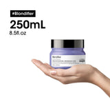 L'Oréal Professional | Mascarilla nutritiva para cabello rubio y decolorado, extracto de fruta de Açai, Serie Expert, mascarilla rubia Naty Shop mascarilla capilar