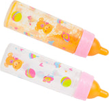 Bayer Design 79201AE Botella mágica, botella de leche, botella para beber, accesorio para muñecas, blanco y naranja