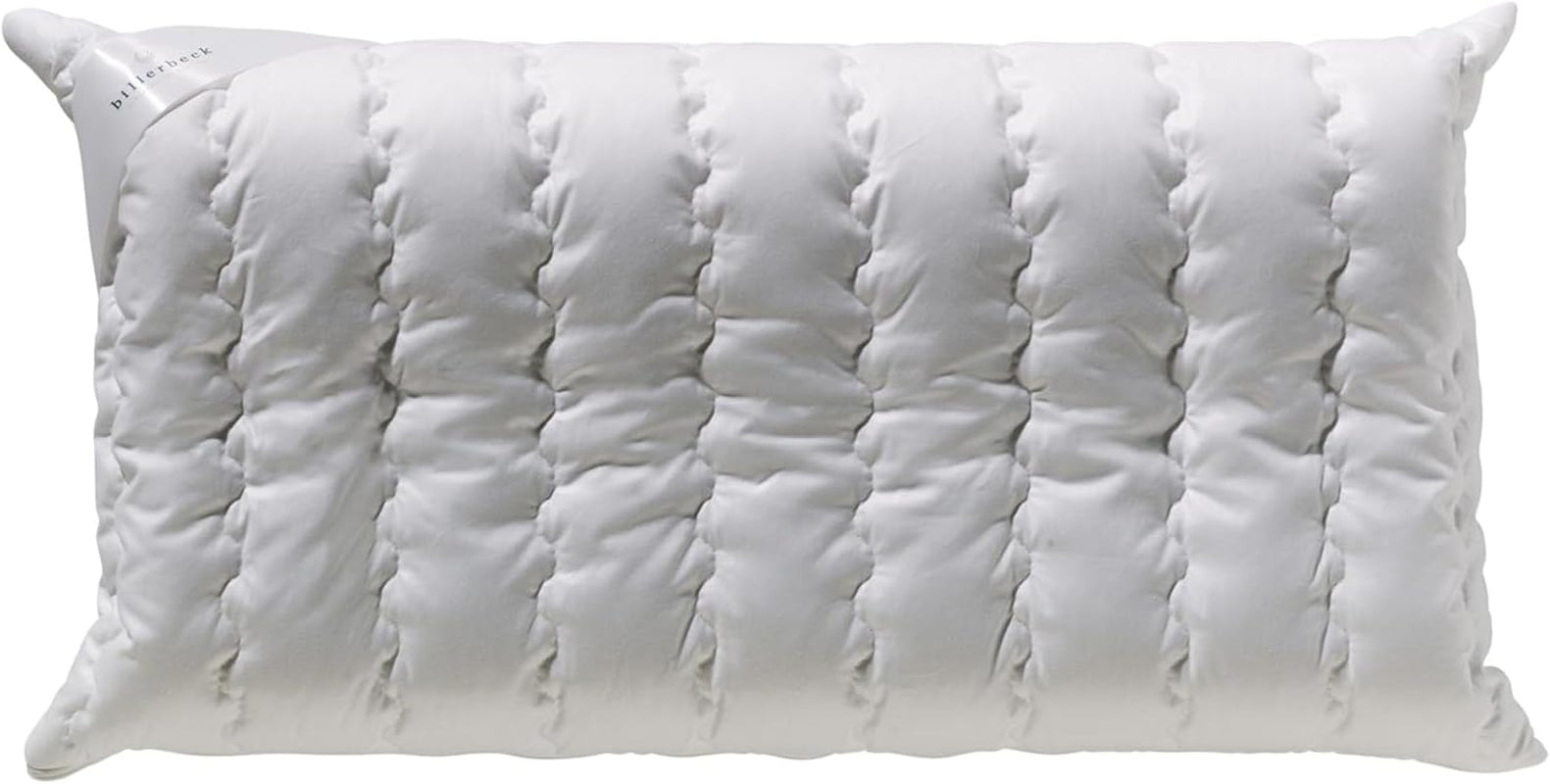 Billerbeck Pillow S20 Latex - Almohada para el cuello en 40 X 80 Cm - Almohada de apoyo para el cuello con núcleo de látex suave, blanco Naty Shop almohadas estándar Espuma viscoelástica