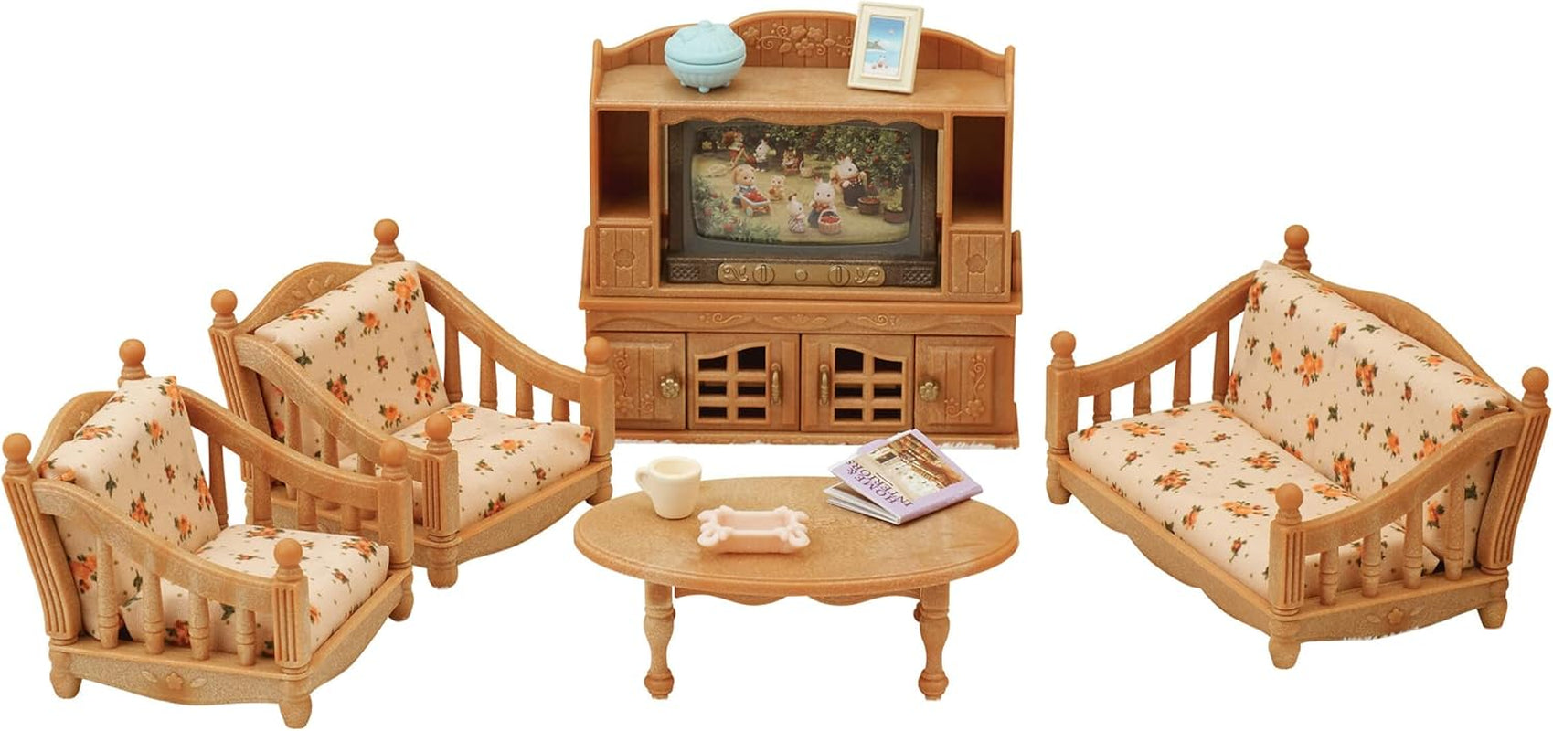 5716 Casa de Pueblo con Ático - Casa de Muñecas y Salón de Casa de Campo L5339 - Muebles de Casa de Muñecas, 30 x 50 cm, 1 Pieza (1 Paquete), Hecho de Plástico
