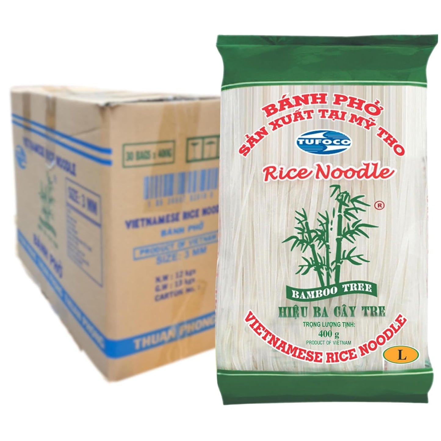 ARBOL DE BAMBÚ - Reisnudeln 3 Mm. - 1 X 400GR
