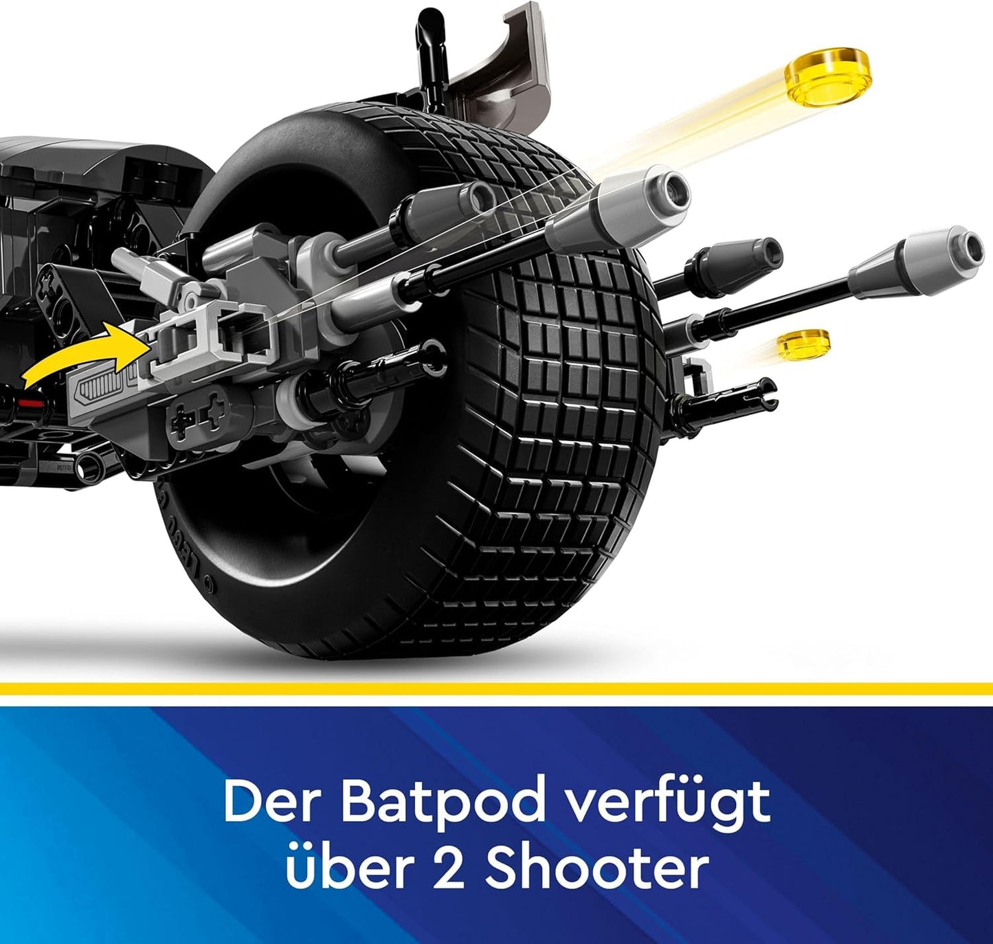 LEGO DC Batman: Bloques de construcción Batman con Batpod, juguete de película de superhéroes, set de juego de aventuras para niños, regalo para niños y niñas 76273 Juegos de construcción Besuche den LEGO-Store