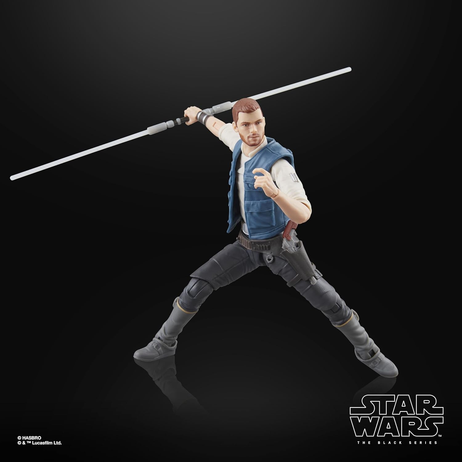 Star Wars Black Series Cal Kestis, Turgle & Skoova Stev, Star Wars Jedi: Survivor Figuras de acción coleccionables (escala 15 cm) Figuras de acción Naty Shop