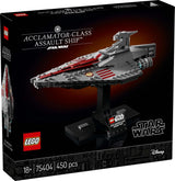 LEGO Star Wars 75404 Barco de Asalto Clase Acclamator de El Ataque de los Clones - Nave estelar para coleccionar, construir y exhibir - Set de construcción de fantasía - Regalo para fanáticos de adultos y adolescentes Juegos de construcción Besuche den LEGO-Store