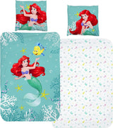 Arielle Meerjungfrau Bettbezug 135X200 80X80 Baumwolle · Kinderbettwäsche Für Mädchen Disney Prinzessin Mermaid · 2 Teilig Naty Shop Título predeterminado