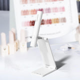 Denabuty Lámpara UV para Esmalte de Uñas de Gel, Mini Lámpara LED U V para Reemplazo de Uñas con Soporte Tragbare Pequeña Lámpara de Uñas UV para Esmalte de Uñas de Gel, para Aushärten Von Nagelkleber y Nail Tips Blanco