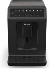 Krups EA897B Evidence ECOdesign Cafetera espresso automática, función automática espresso y capuchino, tecnología Quattro Force, vasos de leche one-touch, 8 presintonías, sistema de leche, 1450W