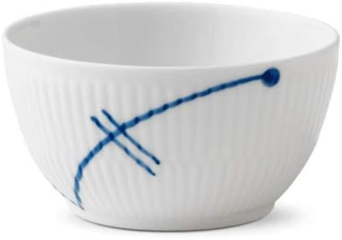 Mega Cenicero Porcelana Azul-Blanco, 10 cl, Pintado a mano, 1017342