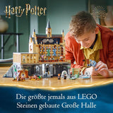 LEGO Harry Potter Castillo de Hogwarts: El Gran Salón, juguete coleccionable con 11 minifiguras incluida Hermione Granger, regalo mágico para niños y niñas 76435 Juegos de construcción Besuche den LEGO-Store