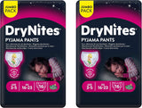 Huggies DryNites Ropa de dormir para niñas, 3-5 años (16-23 kg), 2 x 16 piezas