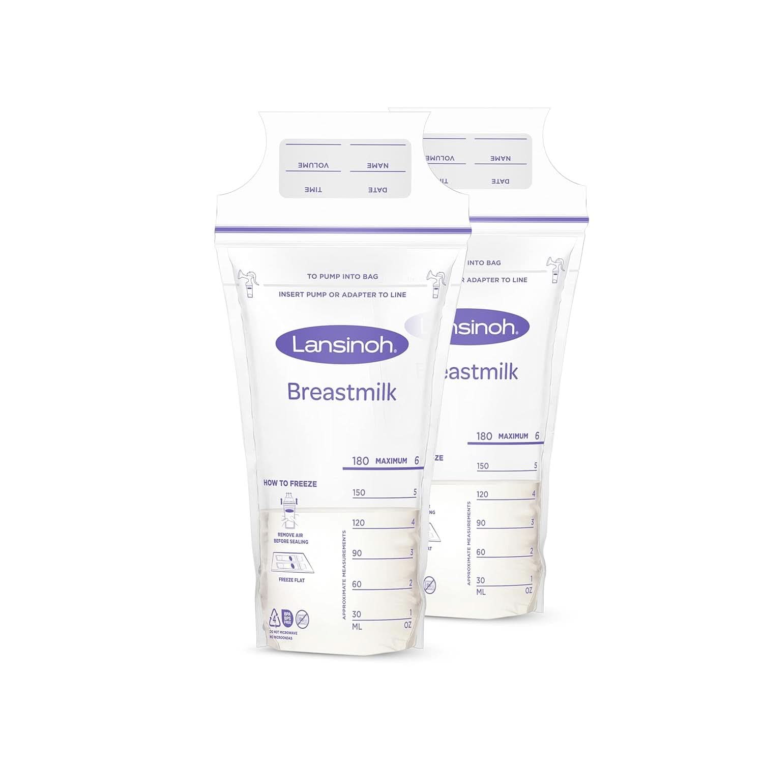 Lansinoh Bolsas de almacenamiento para leche materna, 25 unidades Alimentación y Accesorios Lactancia Tienda Bebe Naty
