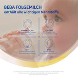 BEBA 2 - Leche de continuación a partir de los 6 meses, con complejo 5 HMO, contenido proteico adecuado a la edad, sin lactosa, sin aceite de palma, sin aceite de pescado, papilla, leche en polvo para bebés, paquete de 3 (3 x 800 g)