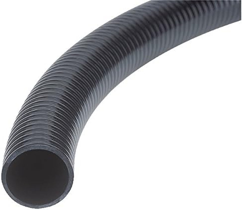 Manguera espiral Oase, negra, 1 1/2", 10 m - sección de manguera de material PVC, Ø 38 cm, adecuada para 1 bar
