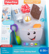 Fisher-Price Juguete Educativo para Bebés Laugh & Learn, Cuenco Mágico de Colores con Música y Luces para 6 Meses+, GJW20 Juguetes para Bebés Naty Shop