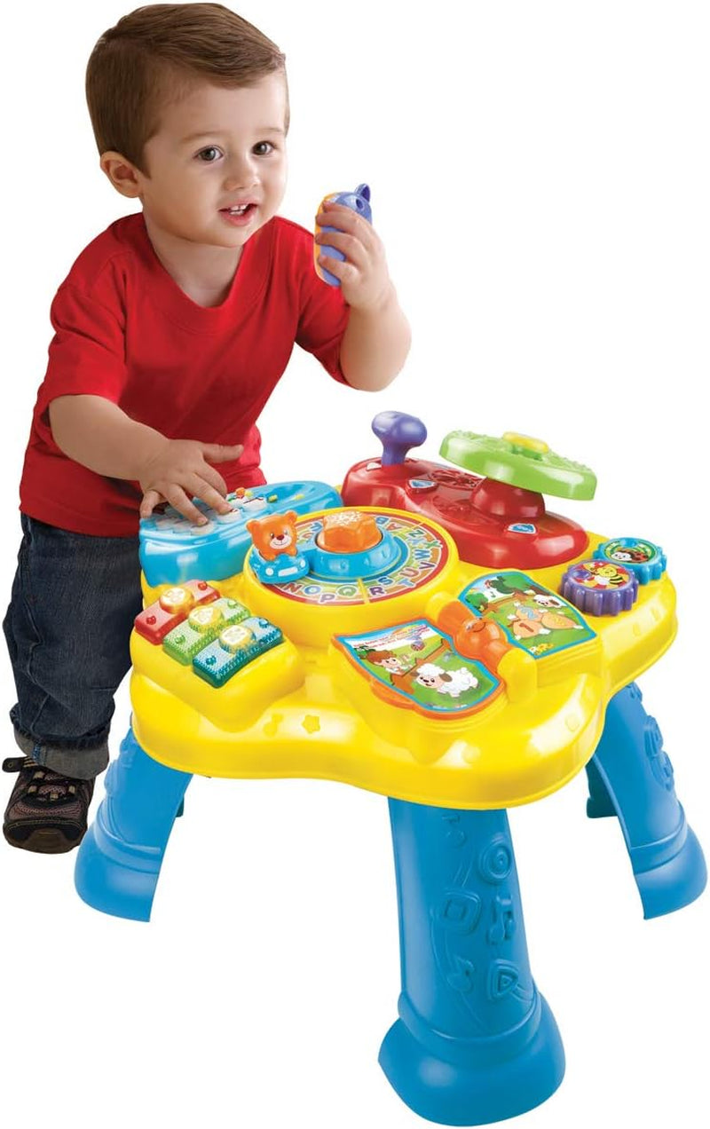 Vtech Baby Adventure Play Table - Colorida mesa de juegos para bebés con 6 zonas de juegos y elementos interactivos - Aprende colores, números, animales, música y formas a través del juego - Para niños de 12 a 36 meses Baby Toys Naty Shop
