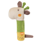 Fehn juguete palo de agarre para niños fehnNatur juguete conejo - juguete de motricidad con sonajero para agarrar, abrazar - juguete de agarre con algodón orgánico - juguete para bebés y niños pequeños a partir de 0 meses Baby Toys Naty Shop Jirafa