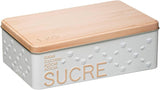 Cenicero metálico tipo cubo blanco "naturaleza escandinava" - 5 five Simply Smart