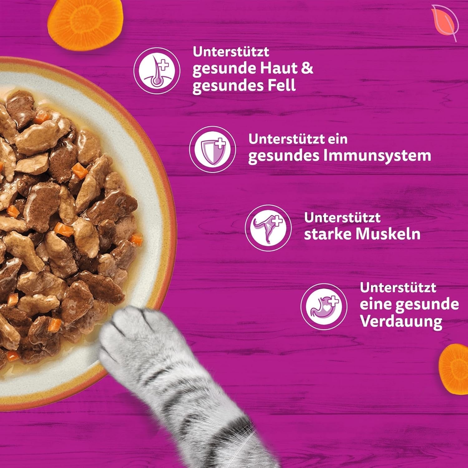 Whiskas Comida húmeda para adultos 1+ Tasty Mix Country Collection en salsa, 84 sobres, 84 x 85 g (1 paquete a granel) - Comida húmeda de alta calidad para gatos adultos