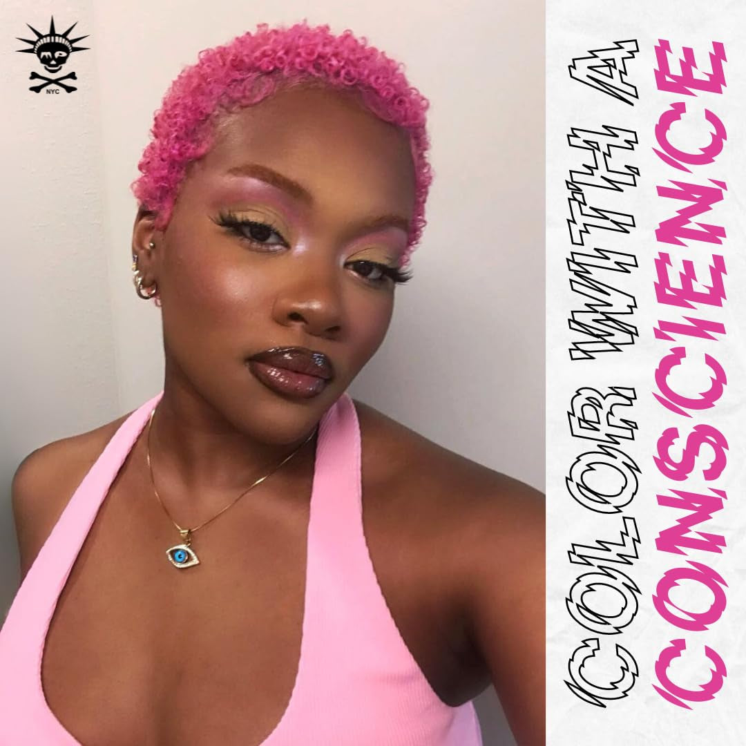 Manic Panic Hot Hot Pink Crema Clásica Vegano Cruelty Free Tinte Capilar Semi Permanente 118ml Naty Shop Tinte Capilar