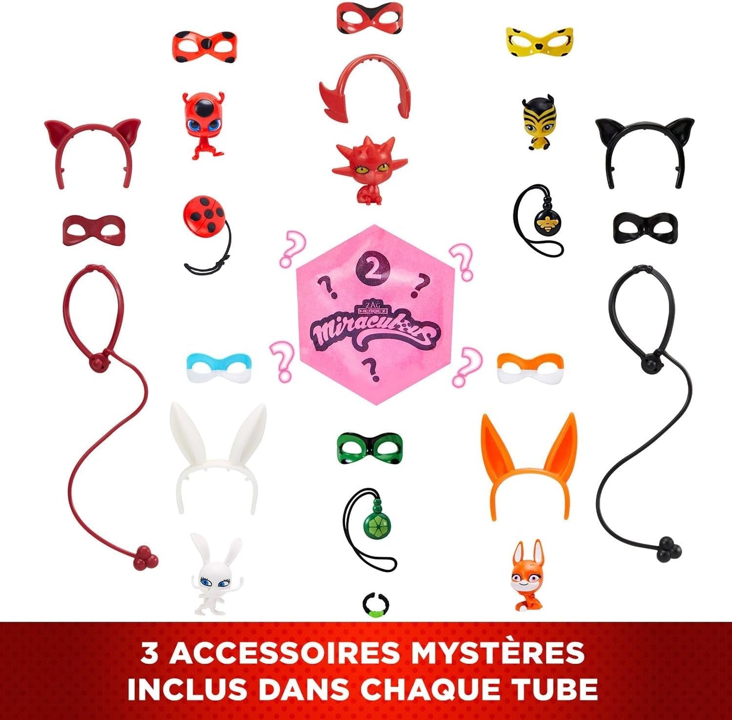 Bandai - Miraculous Ladybug - Muñeca Marinette Cambio De Color Sorpresa - Muñeca Articulada Miraculous, 26 Cm + 3 Sorpresas - Modelo Aleatorio - P50390 Muñecas Naty Shop