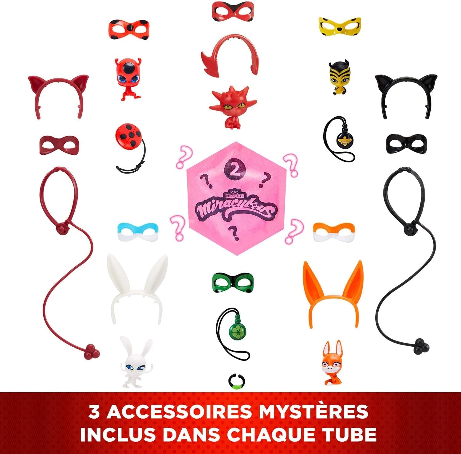 Bandai - Miraculous Ladybug - Muñeca Marinette Cambio De Color Sorpresa - Muñeca Articulada Miraculous, 26 Cm + 3 Sorpresas - Modelo Aleatorio - P50390 Muñecas Naty Shop