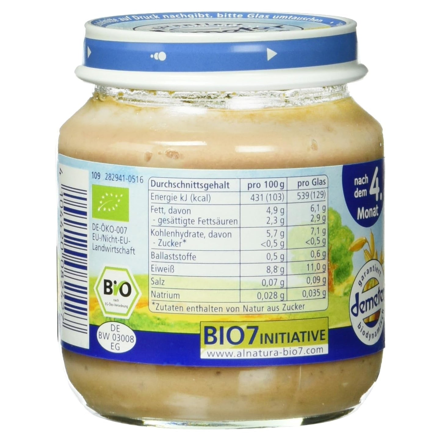 Elaborado con carne de vacuno ecológica, 125 g