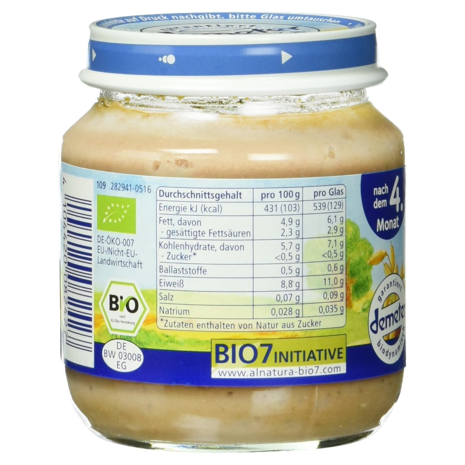 Elaborado con carne de vacuno ecológica, 125 g