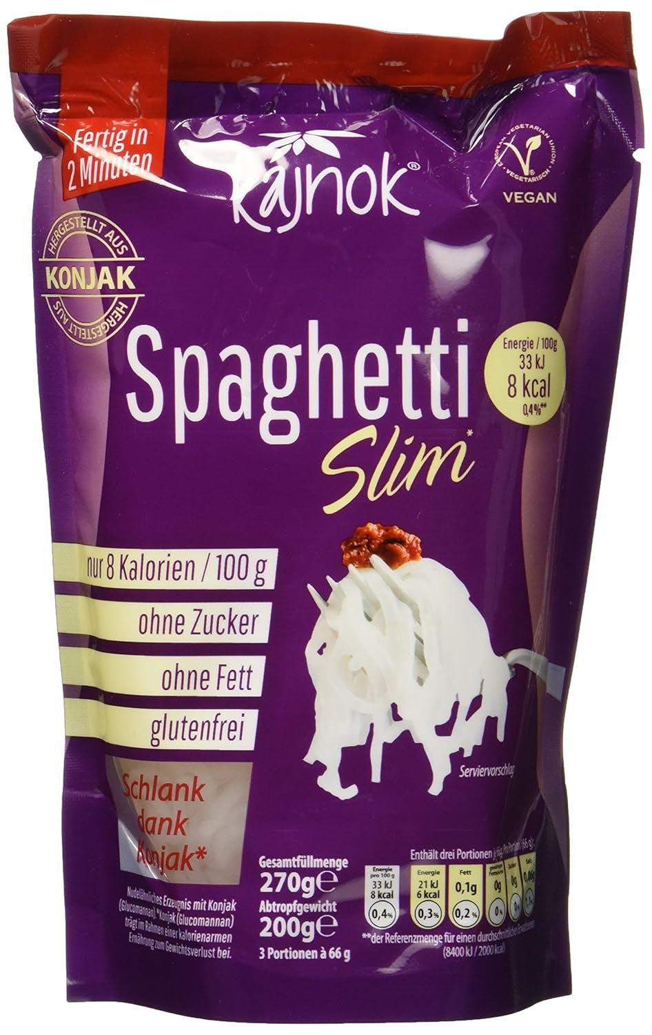 Espaguetis delgados, paquete de 10