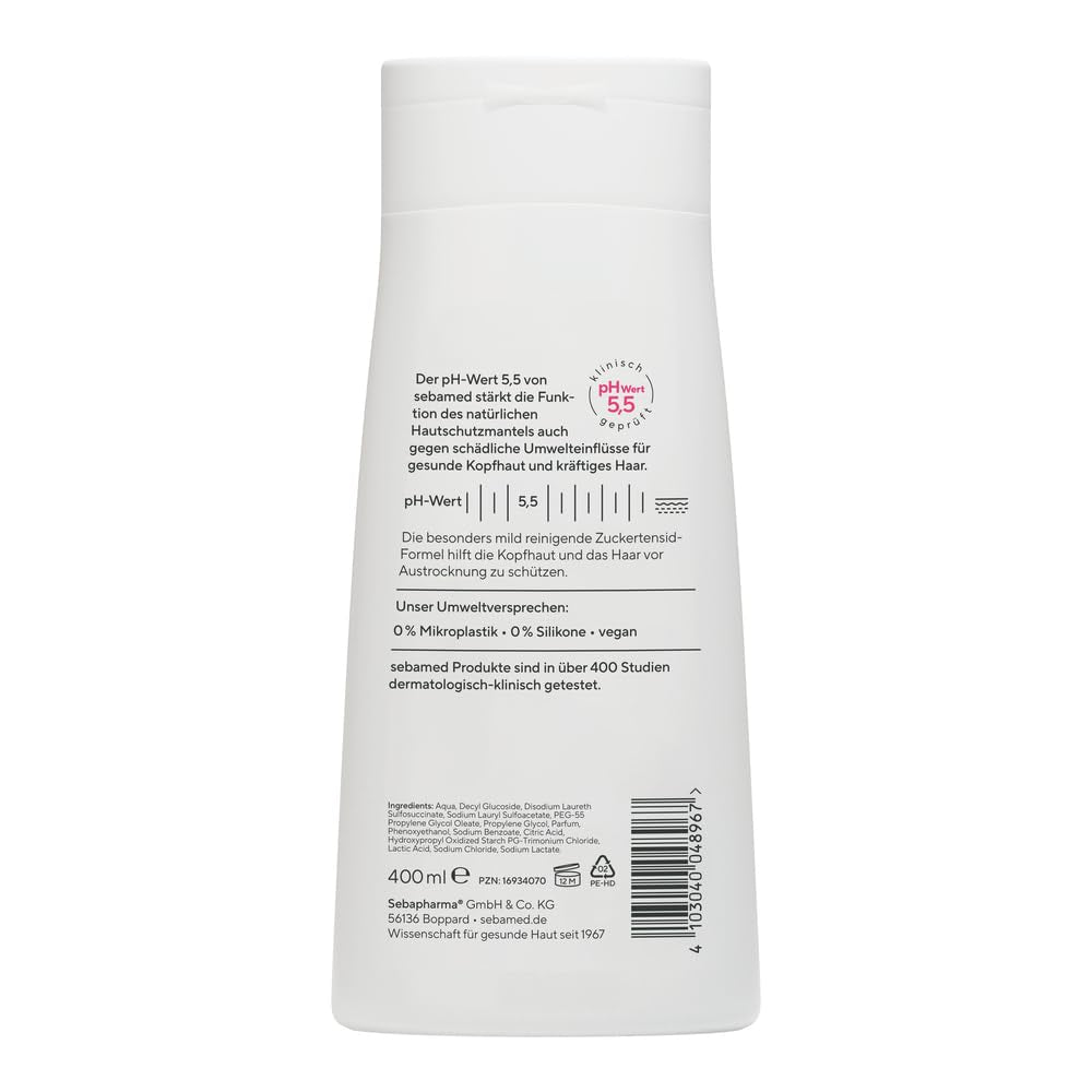 SEBAMED Champú de uso diario, unisex, 400 ml SEBAMED Ducha y baño