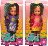 Simba Evi Love Flowers Surtido de 2 variaciones Solo se enviará UN artículo Muñeca con un lindo vestido floral con flor Muñeca de juego de 12 cm Edades 3+