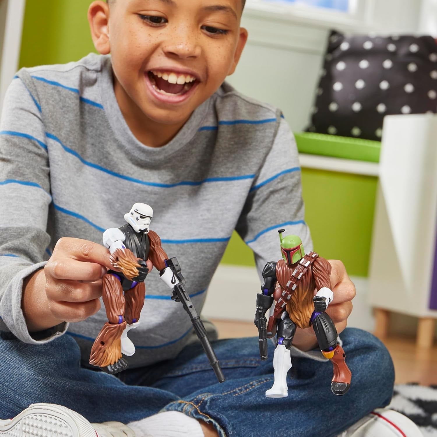Figuras de acción y accesorios personalizables Mixmashers Boba Fett de Star Wars Figuras de acción Naty Shop